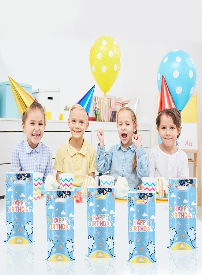 NF ORANGE 30Pcs Blue Dog Birthday Party Favor Bags，Cute Cartoon Dog Theme Birthday Party Supplies (Bule) - Image 3